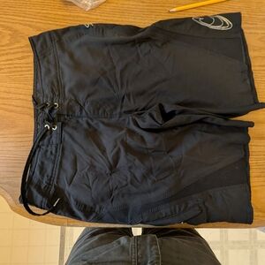 Oniell Black Board Shorts with Logo